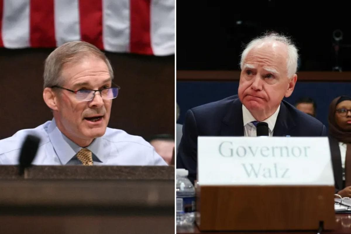Jim Jordan grills Tim Walz on Minnesota fraud scandal: 'Why didn't you tell the truth?'