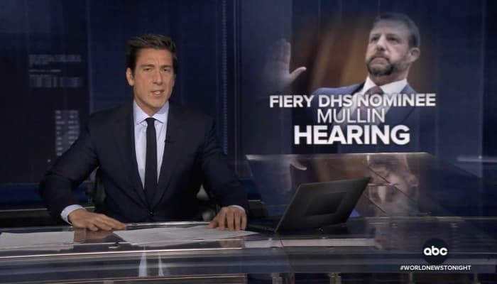 ABC, NBC Tout 'Contentious Hearing' for DHS Pick Mullin, Who Has 'Anger Issues'