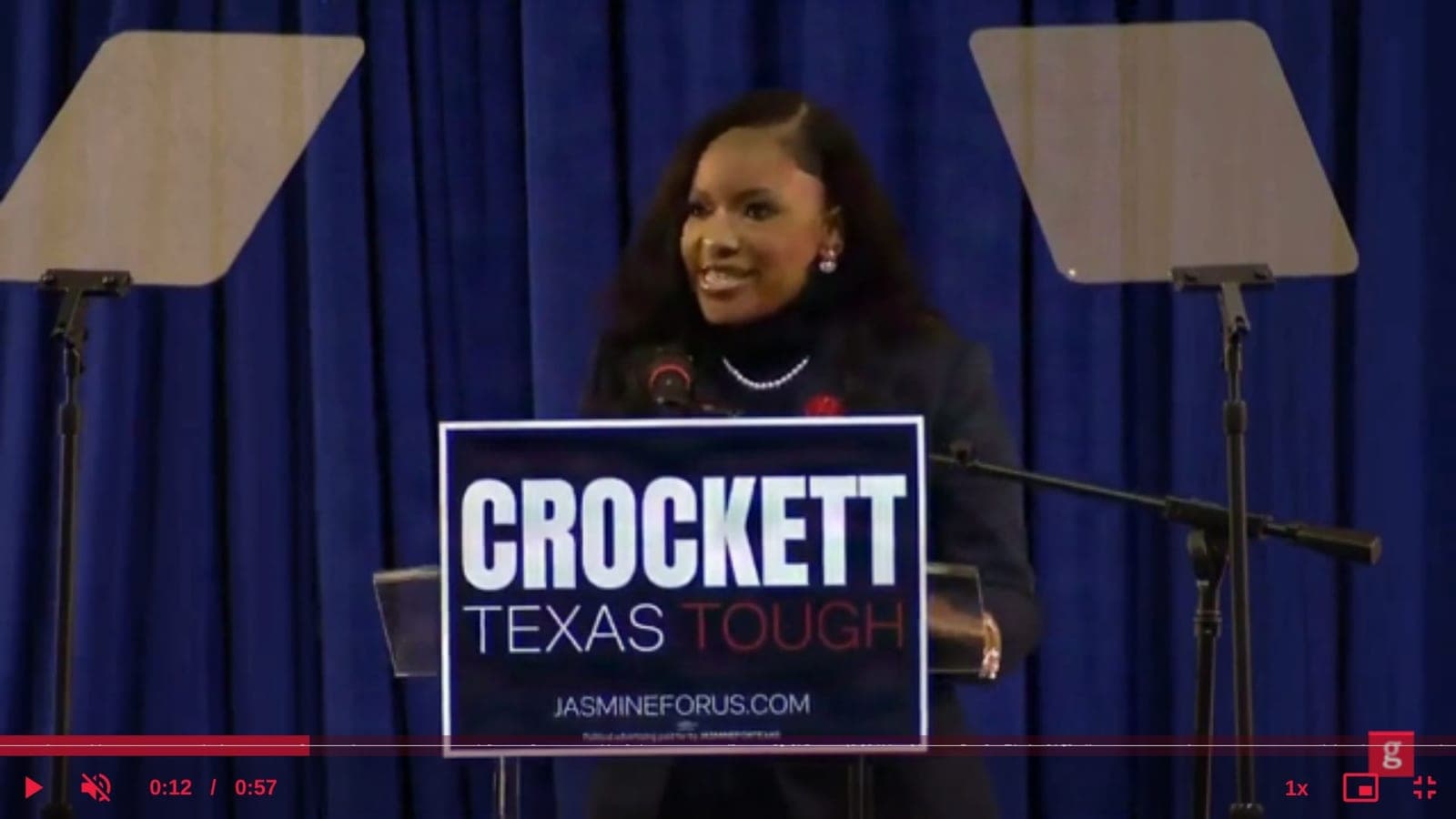 Jasmine Crockett Tells Crowd Texas Is About To Turn Blue