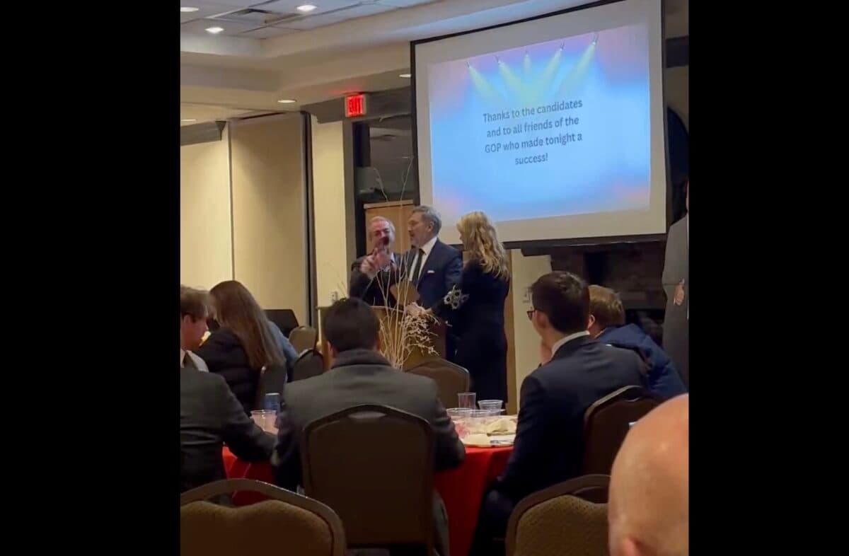 GOP Official Snatches Thomas Massie's Mic In the Midst of Comments at Kentucky Event