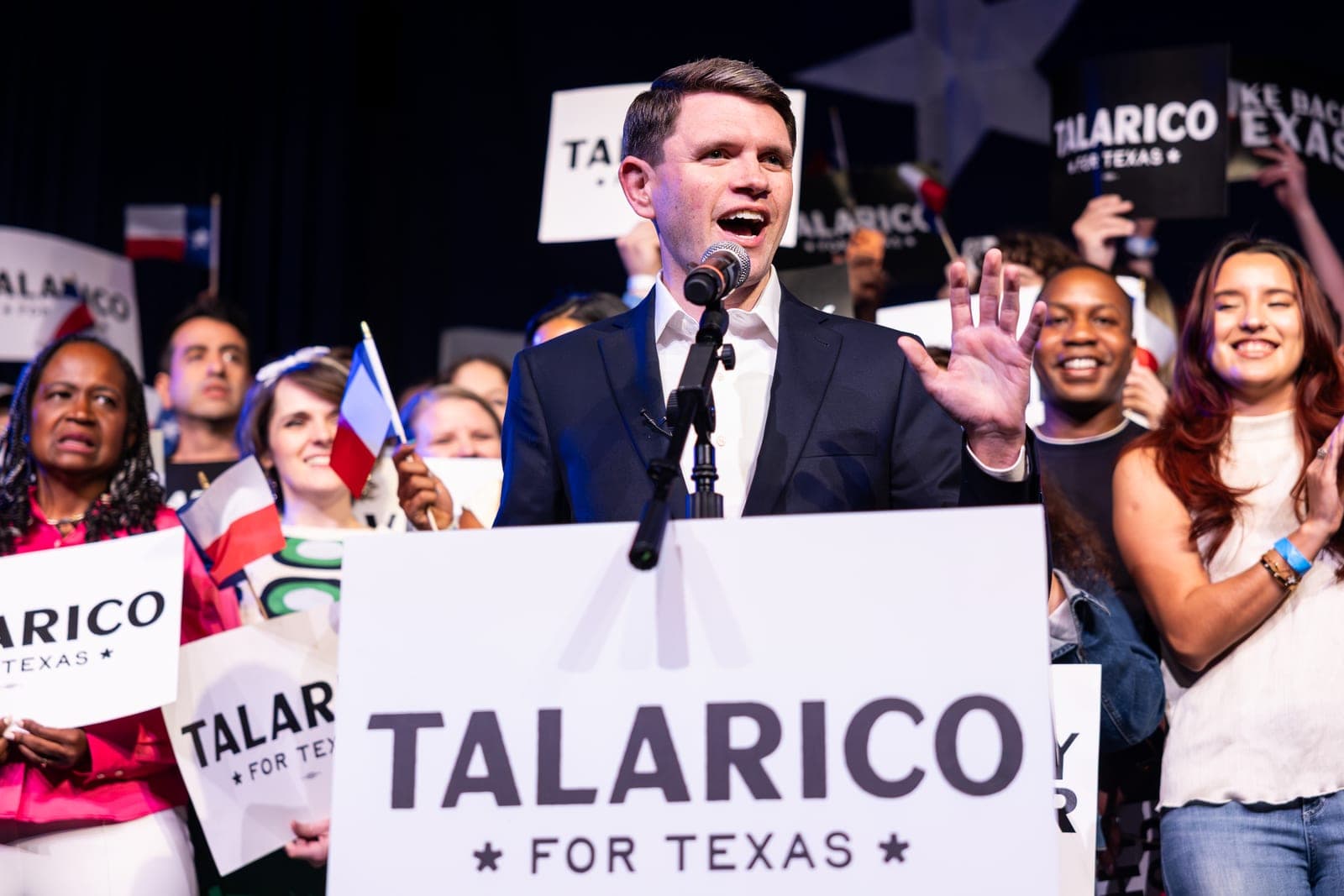 James Talarico holds slim lead against Jasmine Crockett in Democratic primary for U.S. Senate
