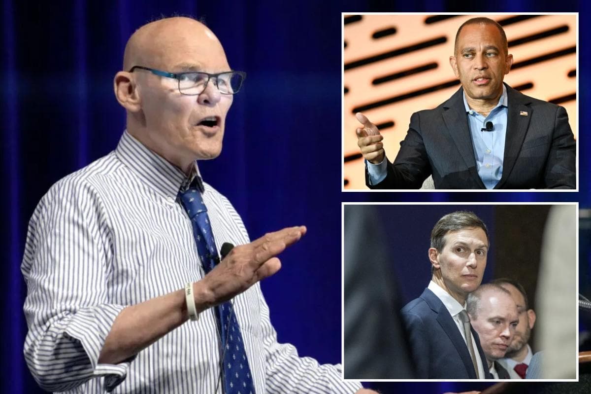 James Carville eviscerates Hakeem Jeffries for Jared Kushner meeting