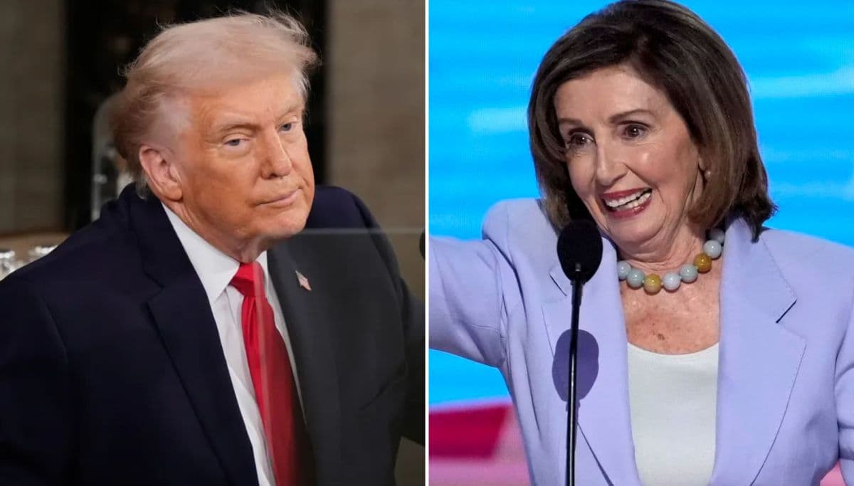 Trump mocks Nancy Pelosi in call to pass stock trading ban