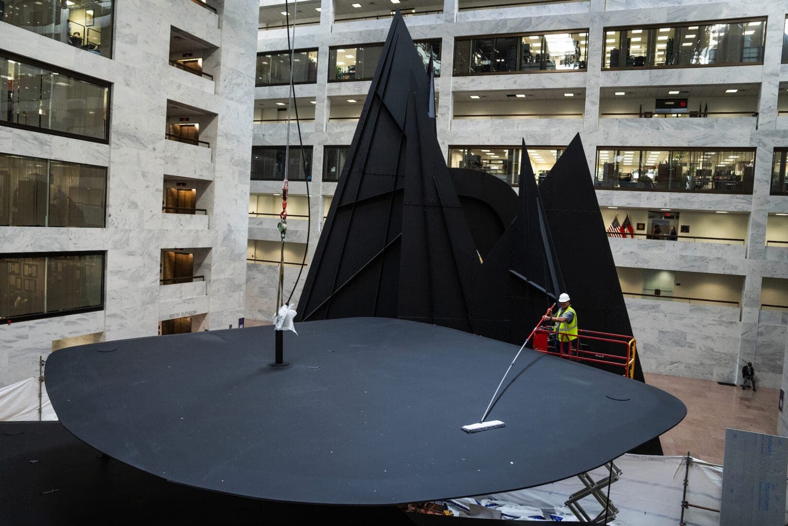 Calder clouds are rising on Capitol Hill