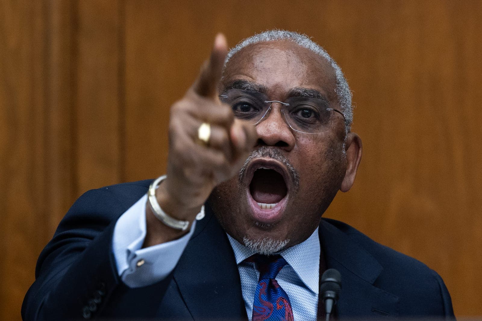 Gregory Meeks rails against Bessent in congressional hearing