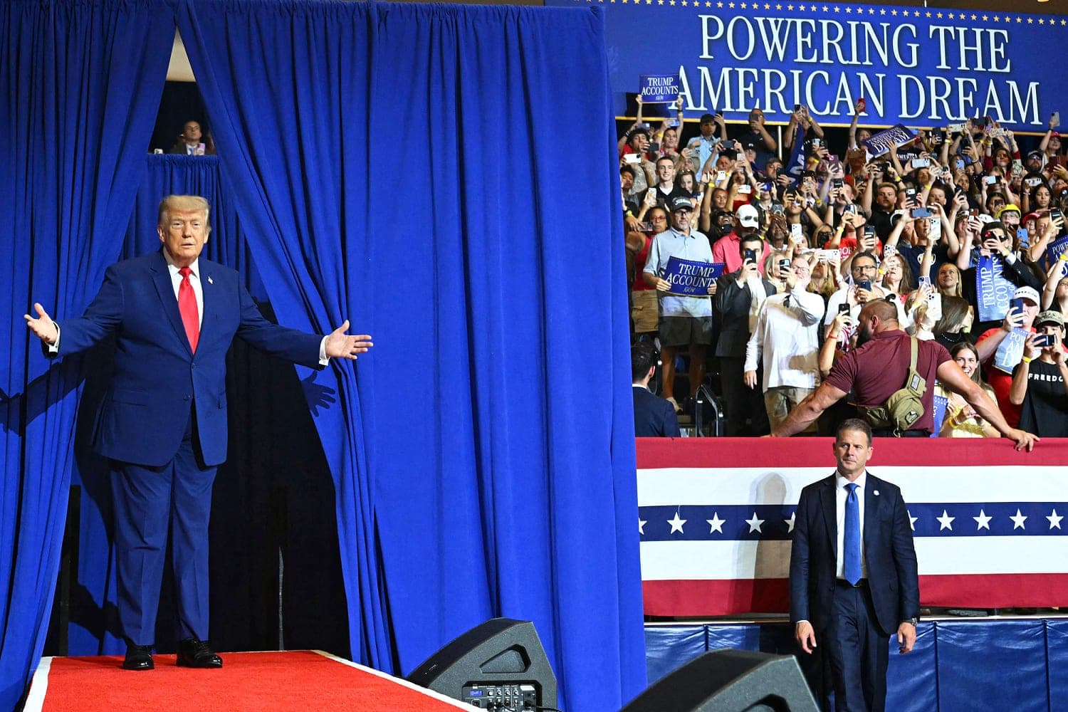 Trump hypes Mike Collins' Senate campaign at Georgia rally