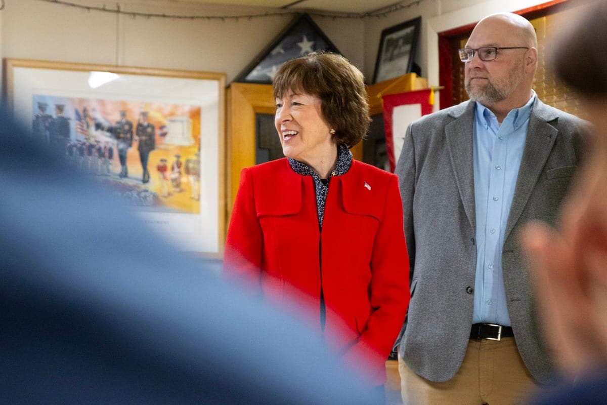 Susan Collins joins Republicans to block attempt to rein in Trump's Iran powers