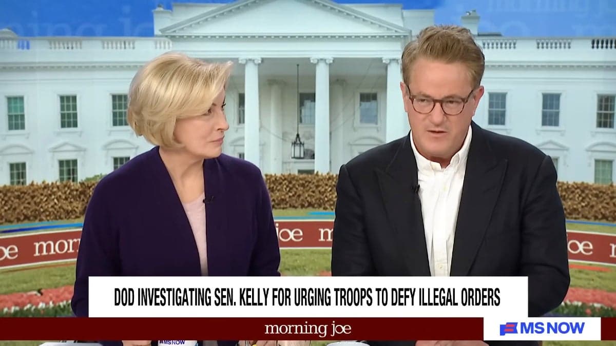 Morning Joe Slams Pentagon Investigation Into Mark Kelly