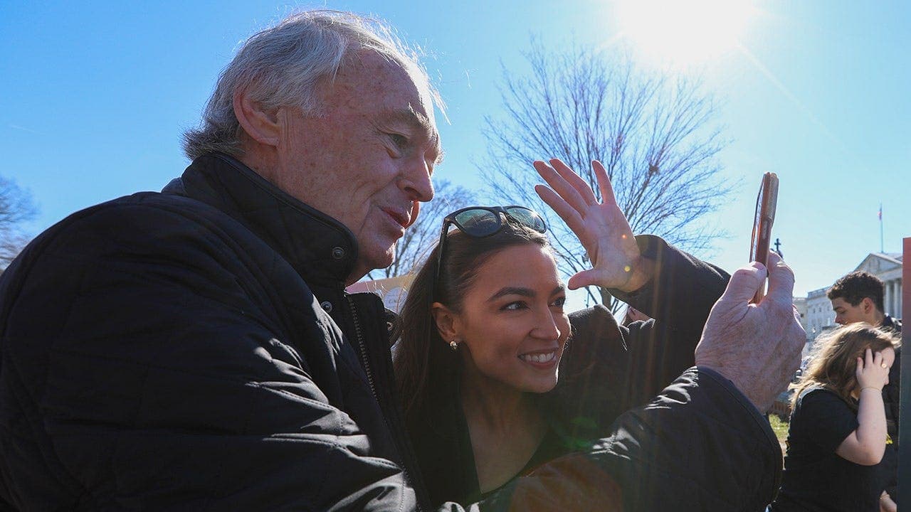 AOC endorses Markey as incumbent faces primary challenge from Moulton