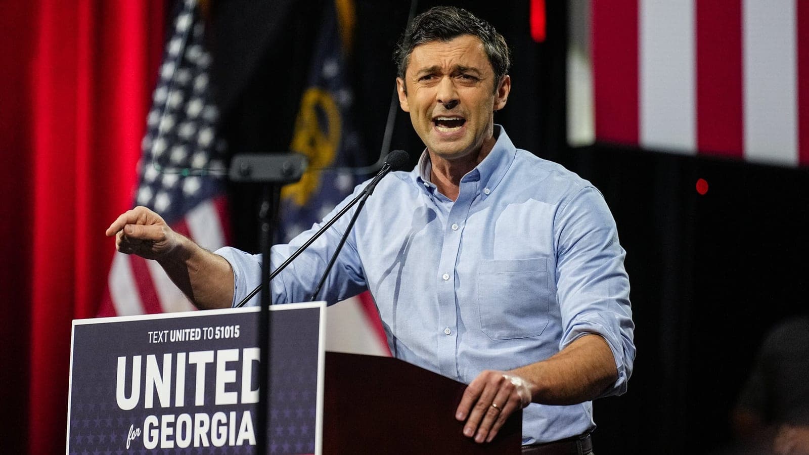 Jon Ossoff Calls Out Mike Collins Over Social Media Posts, White Nationalist Ties