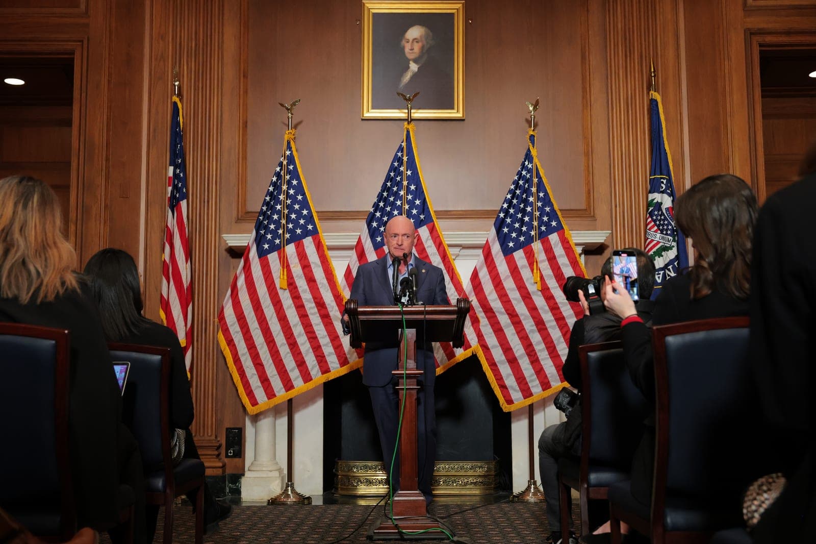 Sen. Mark Kelly fires back after Hegseth threatens his rank and retirement pay