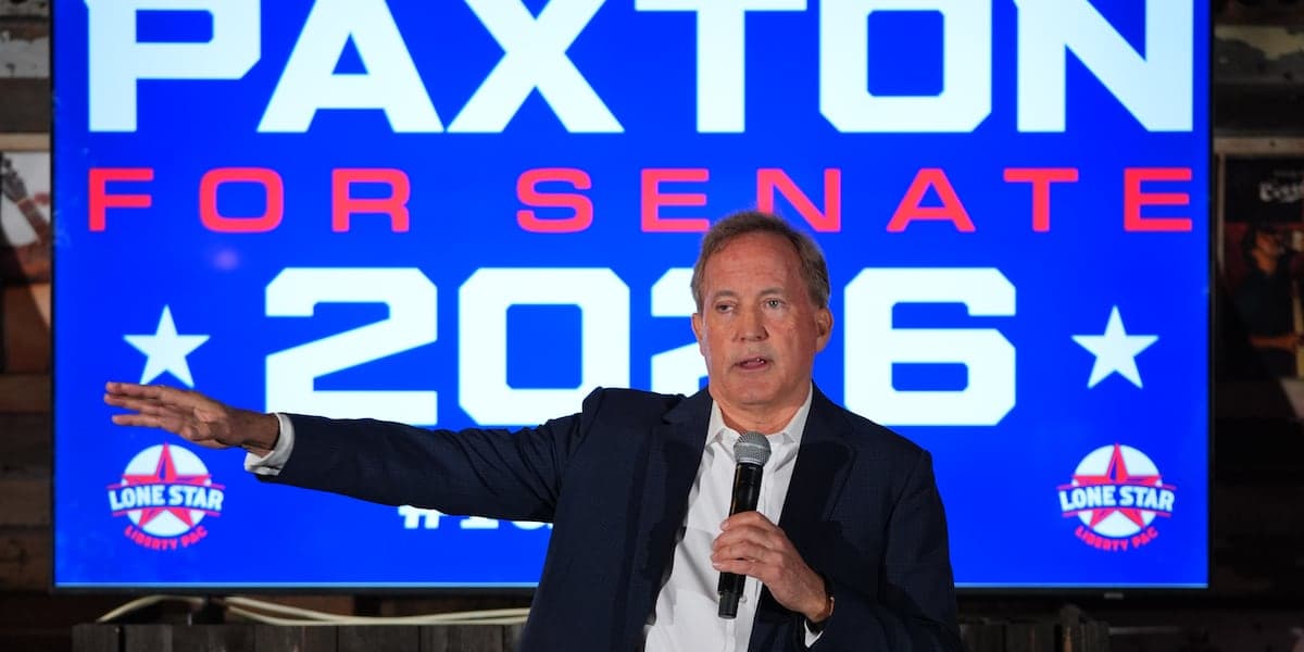 Texas Attorney General Ken Paxton wins GOP runoff for US Senate, ousting longtime Sen. John Cornyn