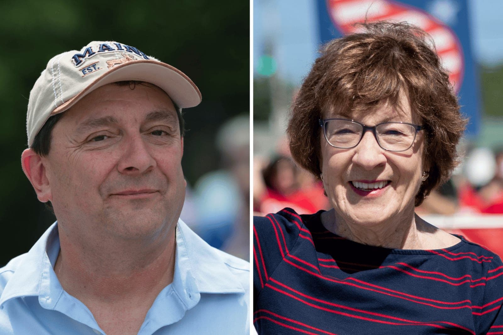 Troy Jackson's Polling Lead Over Susan Collins Compared to Sara Gideon