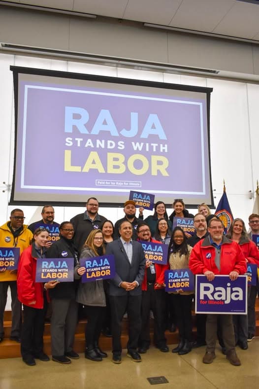 Indian American Congressman Raja Krishnamoorthi loses US Senate bid from Illinois