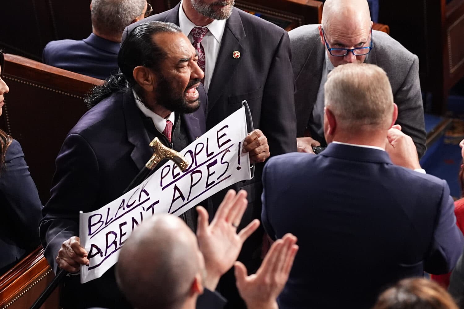 Houston Rep. Al Green again removed from Congress during Trump speech