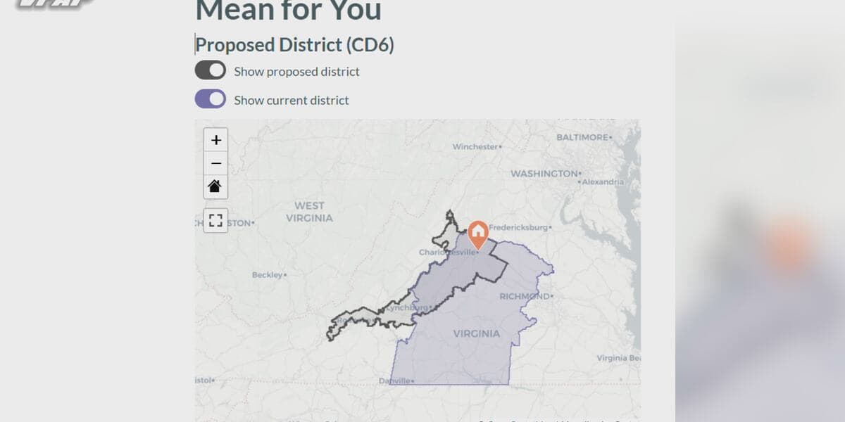Redrawn lines could shakeup midterm ballots in Virginia