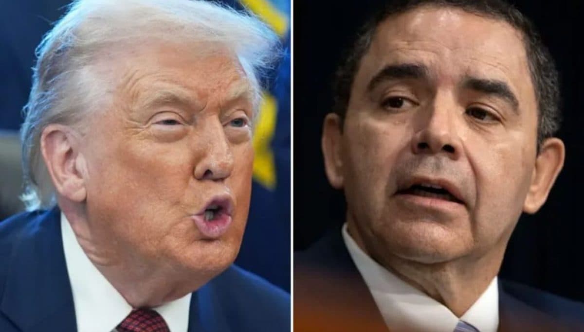 Trump rips Cuellar for running as Dem in reelection bid after pardon
