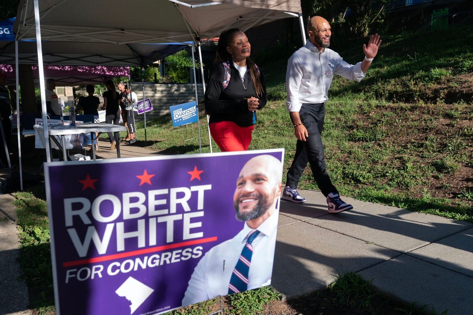 Washington, DC, voters cast ballots in crucial primaries as Trump reshapes the capital