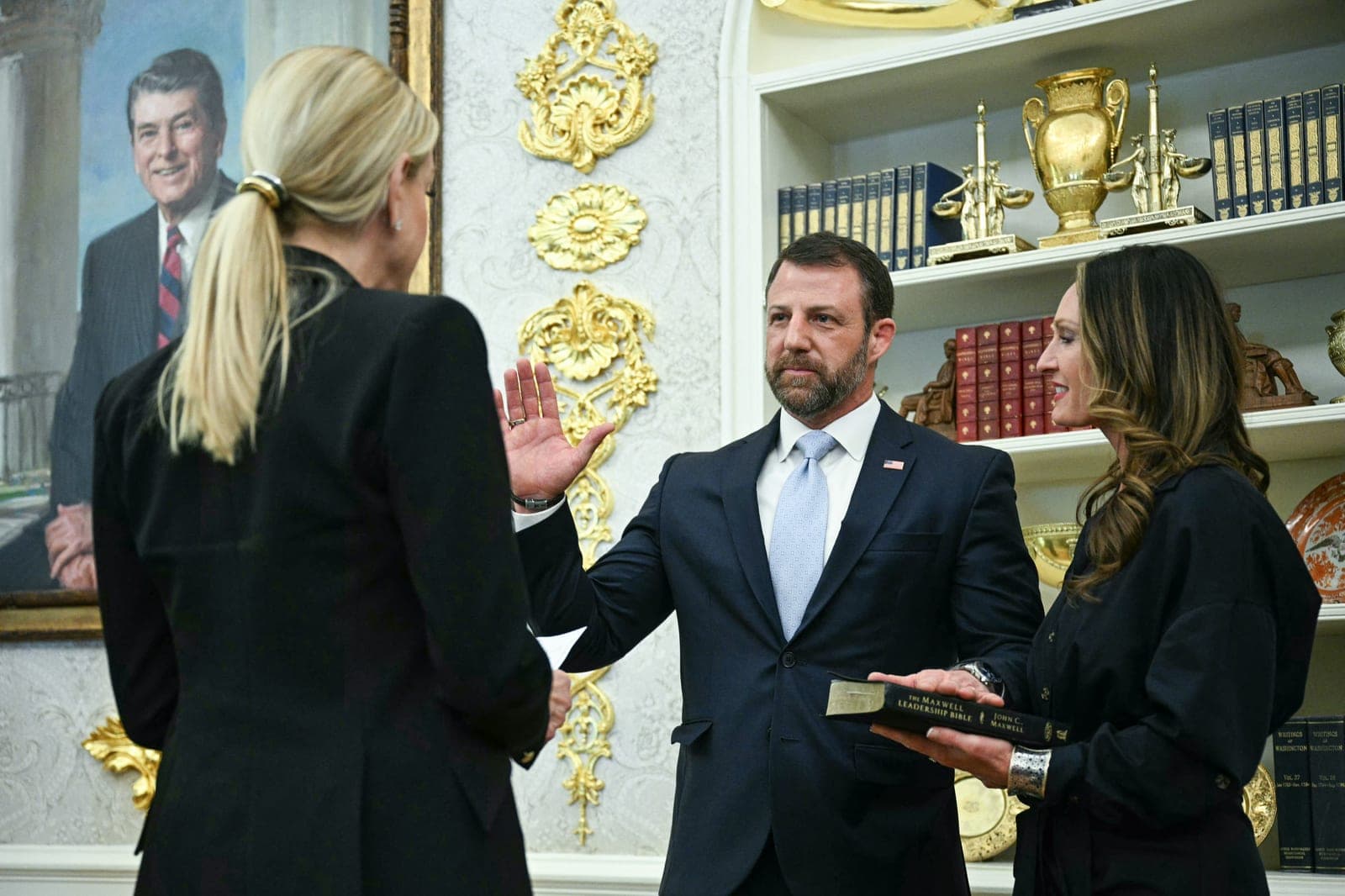 Markwayne Mullin sworn in as Trump's new homeland security secretary