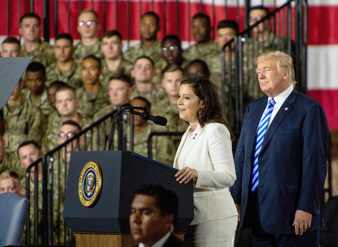In the end, Stefanik couldn't get Trump's blessing