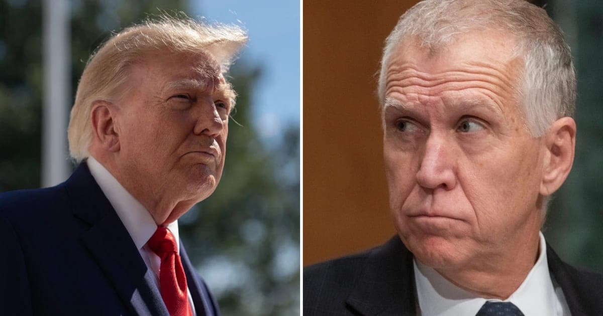 Thom Tillis' Private Texts To Donald Trump Surface