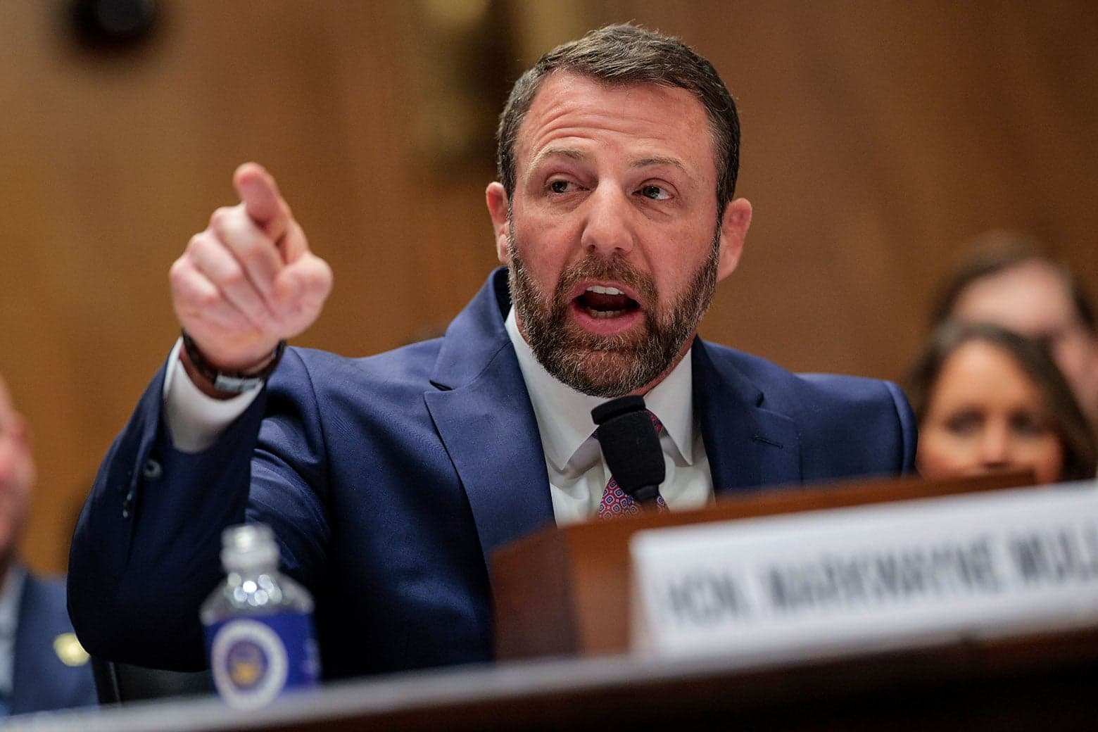Markwayne Mullin's confirmation hearing was hilarious—and he might lose.