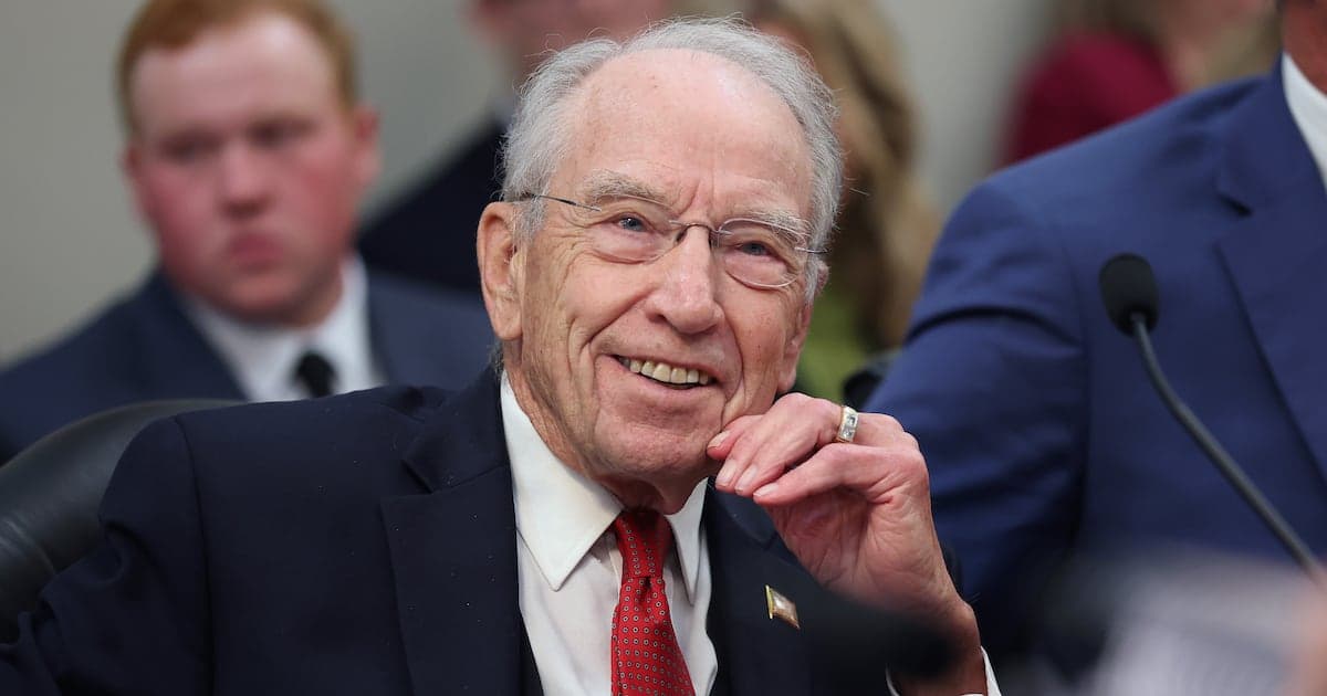 Congress' Oldest Lawmaker Chuck Grassley Celebrates Milestone Birthday