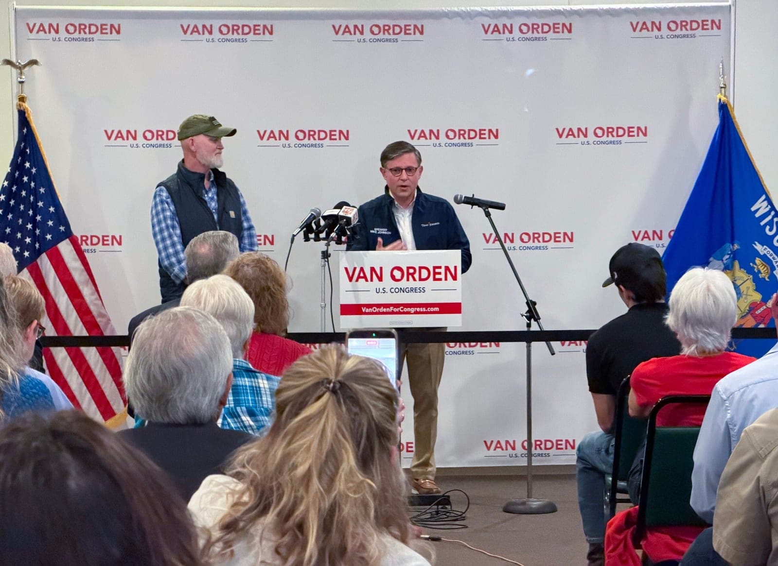'I gotta have him': US House Speaker Mike Johnson visits Wisconsin to stump for Derrick Van Orden