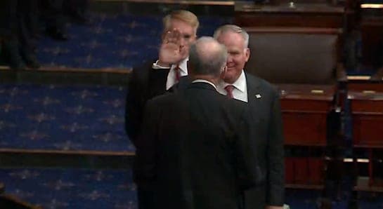 Alan Armstrong sworn into US Senate hours after appointed to seat
