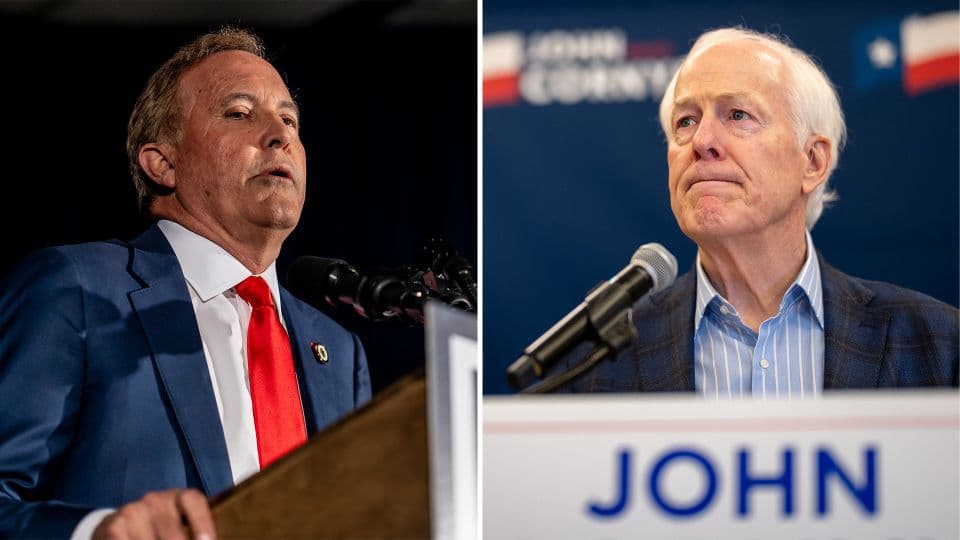 Trump promises to endorse either Cornyn or Paxton – and to push the other to drop out