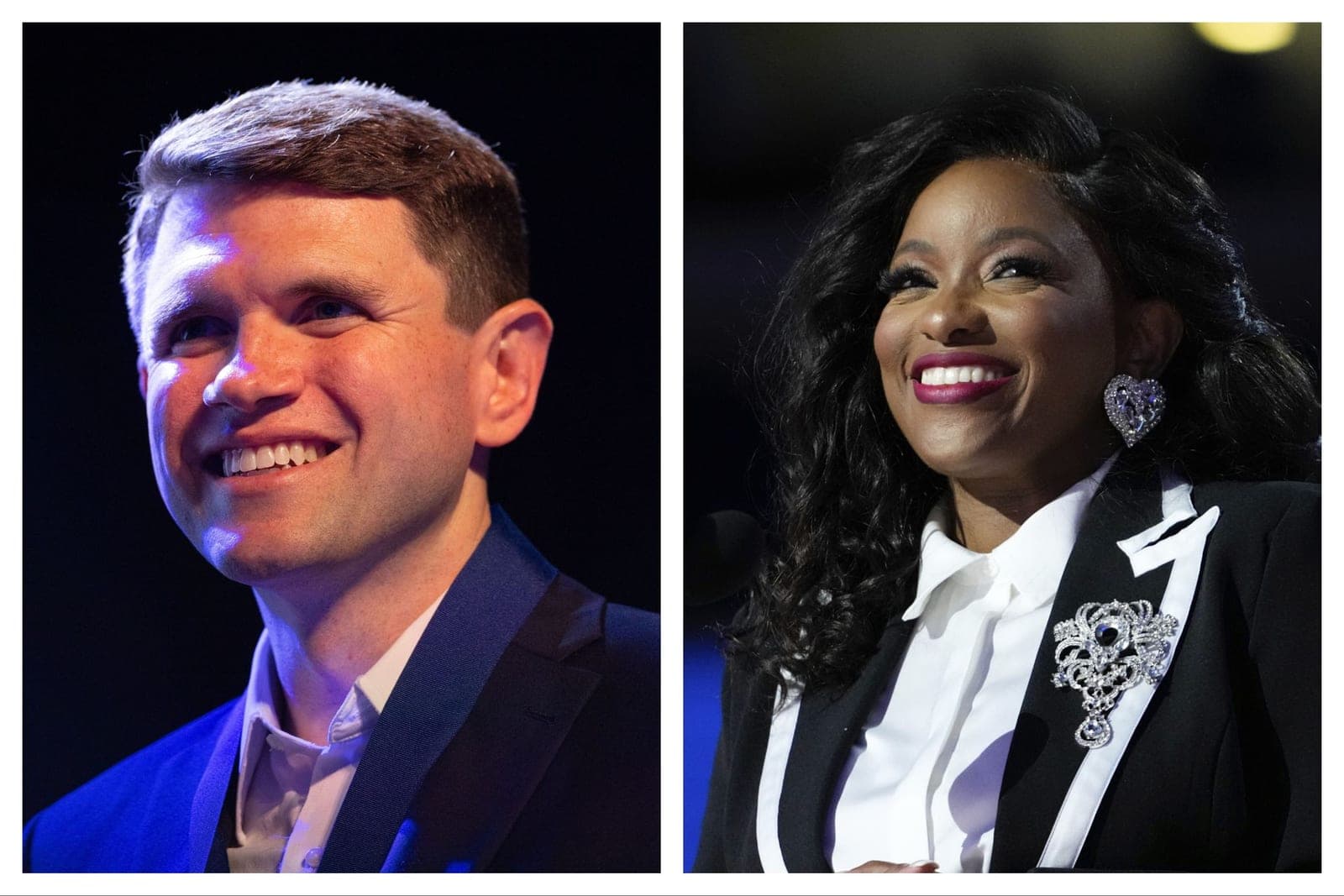 Democrats Jasmine Crockett, James Talarico use national and local TV to press Senate bids