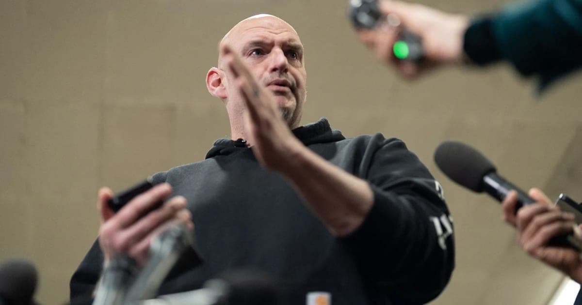 John Fetterman stands with the GOP on resolution calling for Donald Trump to end the Iran war
