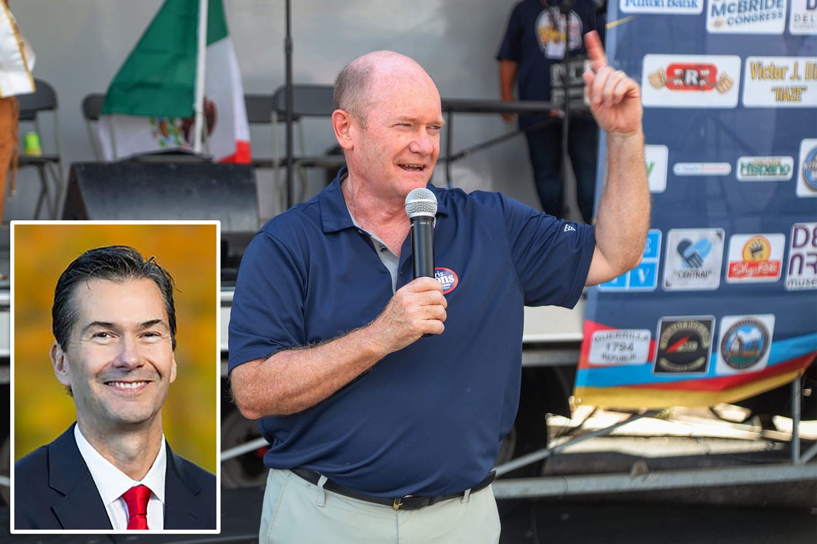Delaware Sen. Chris Coons defeats challenger E. No-Trump Hansen in Democratic primary