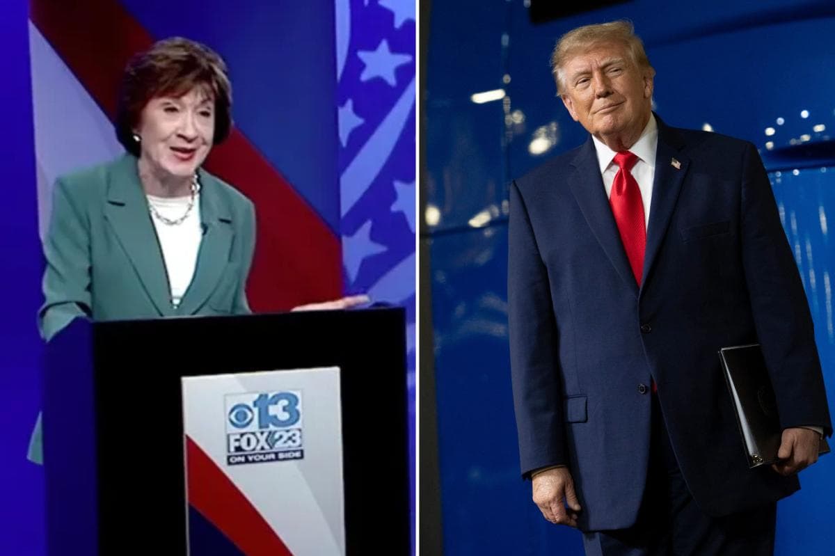 GOP Sen. Susan Collins nudges Trump to stay away from Maine: ‘I’m not exactly his favorite senator’
