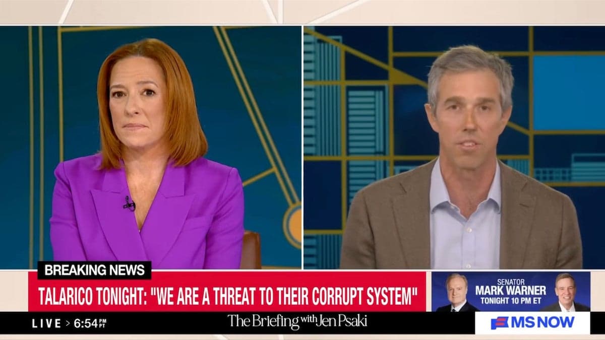 Beto O'Rourke Says Trump Is 'Panicked' Over a Talarico Win in Texas