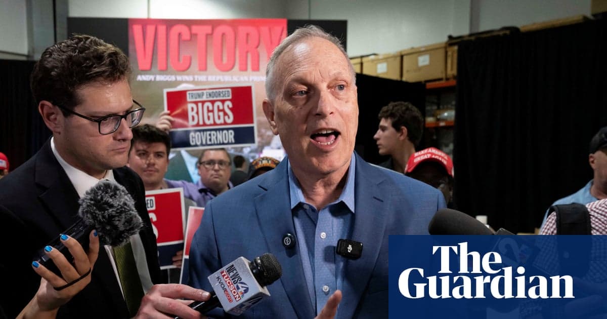 Andy Biggs wins Republican primary for Arizona governor, setting up race against Katie Hobbs
