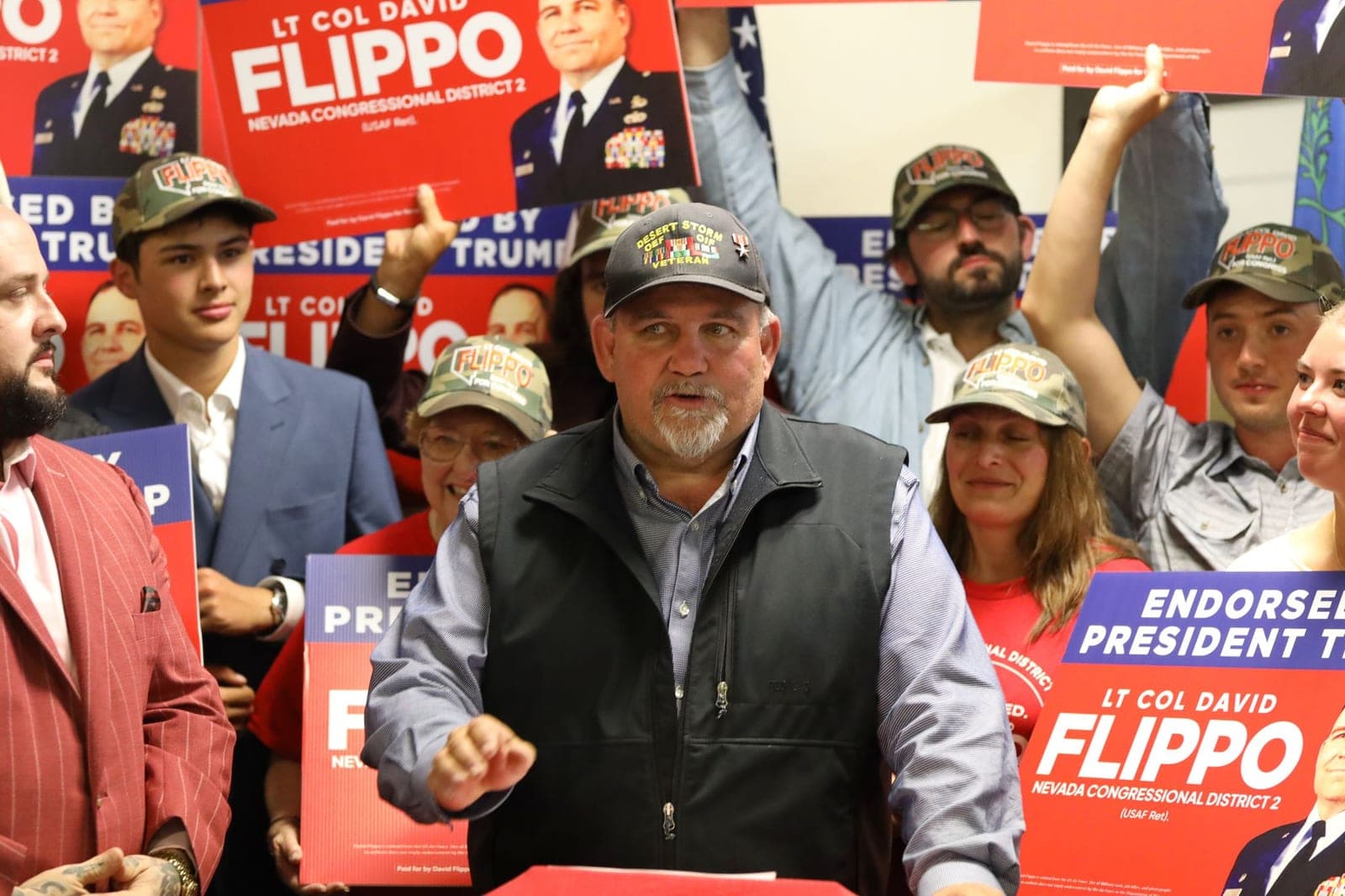 Trump-backed David Flippo wins Republican primary in Nevada's 2nd Congressional District