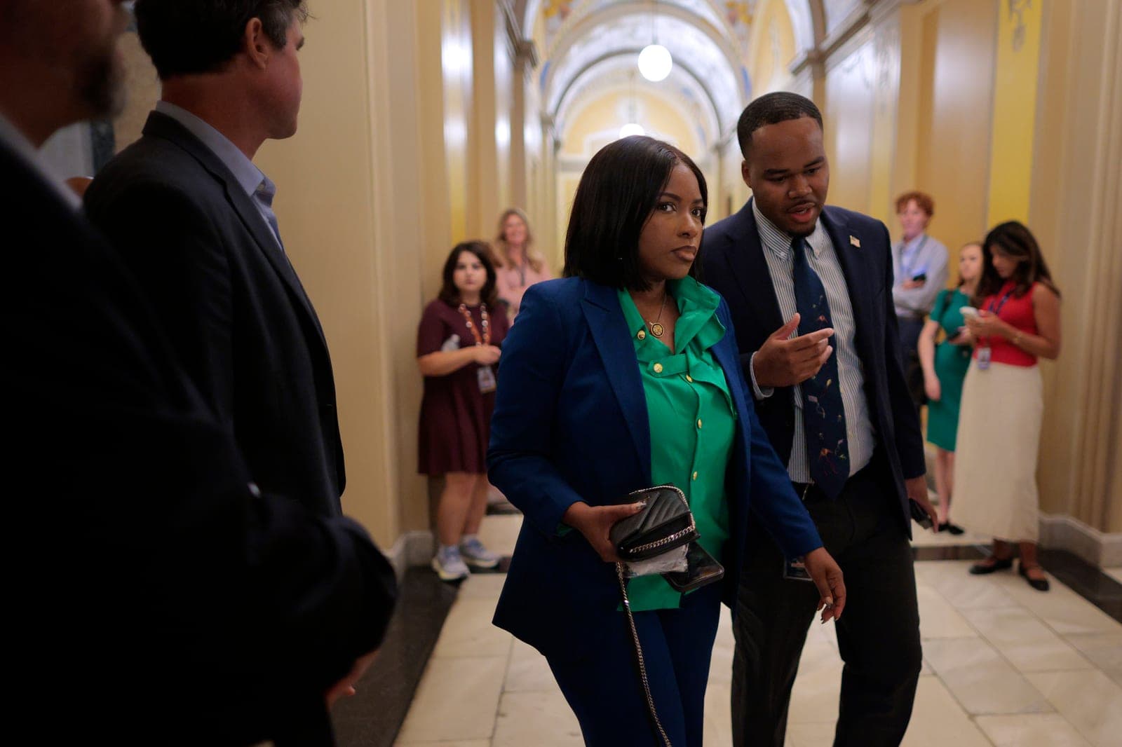 Senate Democrats Keep Jasmine Crockett At Bay With Texas-Sized Pole