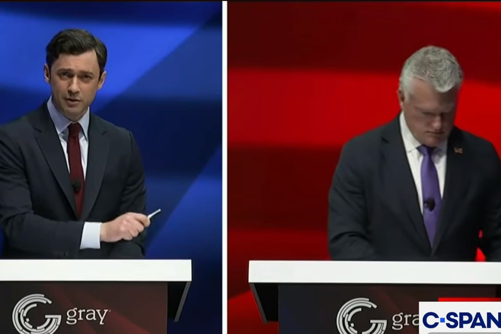 Ossoff Wipes the Floor With Mike Collins as He Cites Third Reich Hires