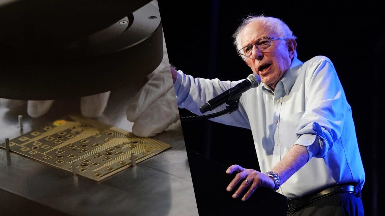 Sanders unveils bill to ban AI 'superintelligence' as tech CEOs urge U.N. to act