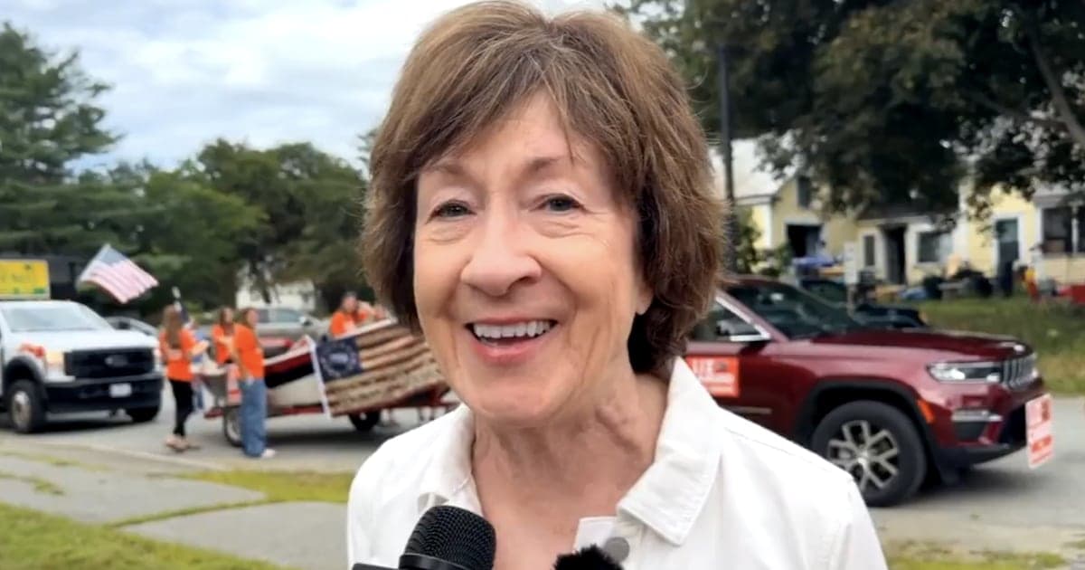 GOP Senator Susan Collins Torches Trump as Vance Campaigns for Her in Maine
