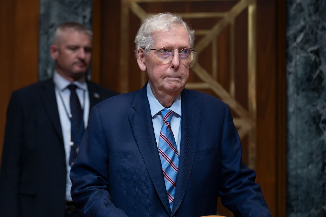 Mitch McConnell invoked as another lawmaker posts hospital video instead