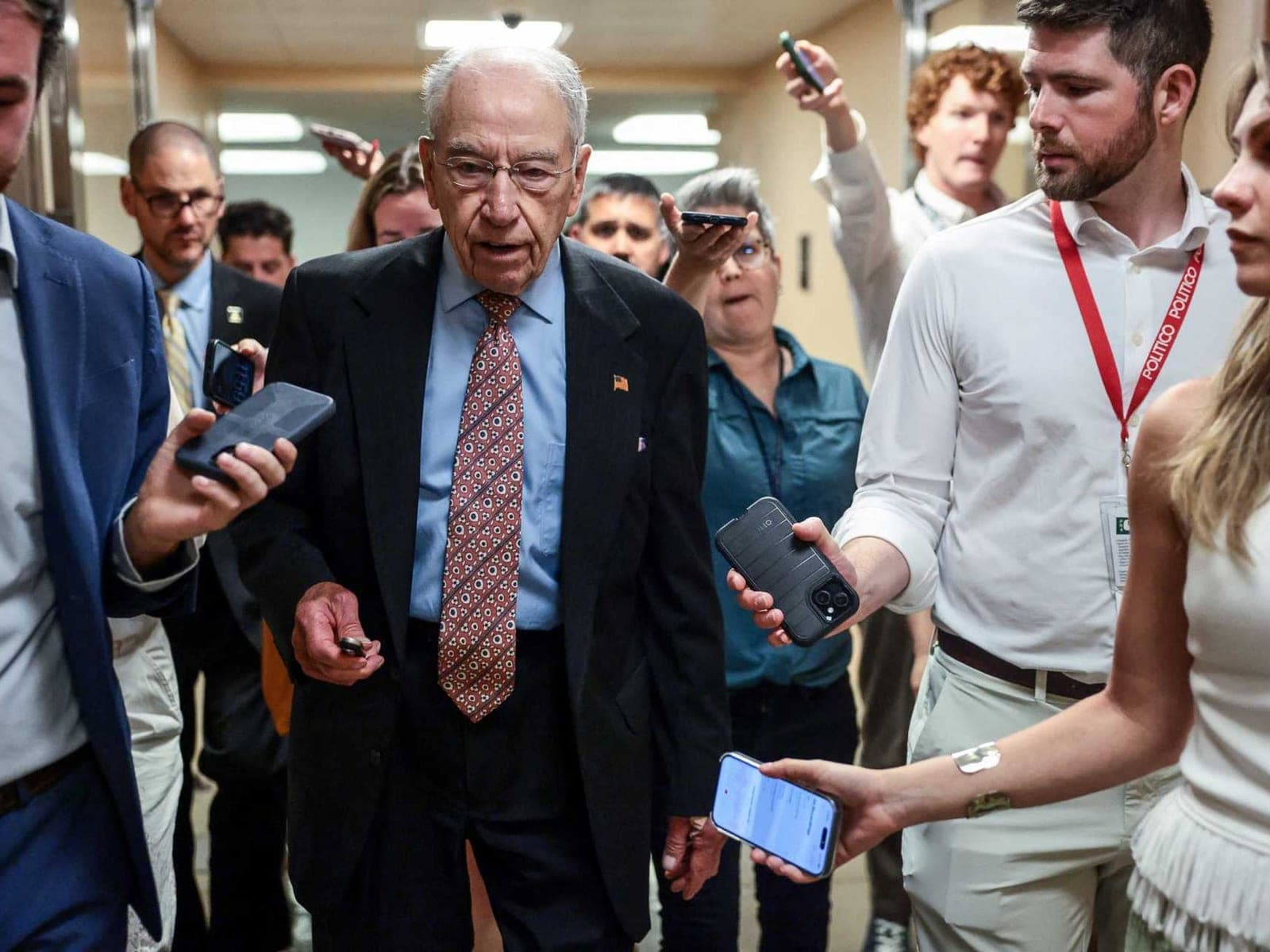 Chuck Grassley torched for 'astonishing' self-ignorance over sudden $40T debt concern