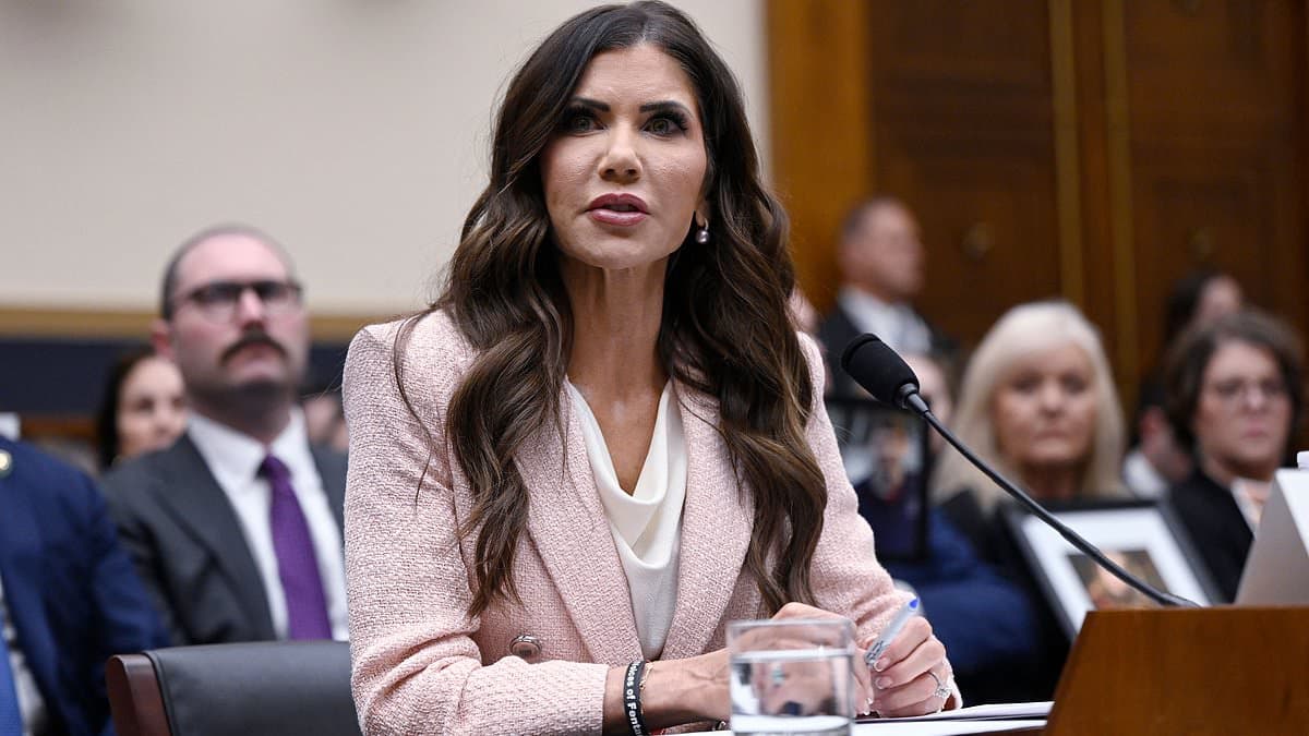 Kristi Noem firing sparks CELEBRATIONS inside Department of Homeland Security with smiling staff glad to be rid of her