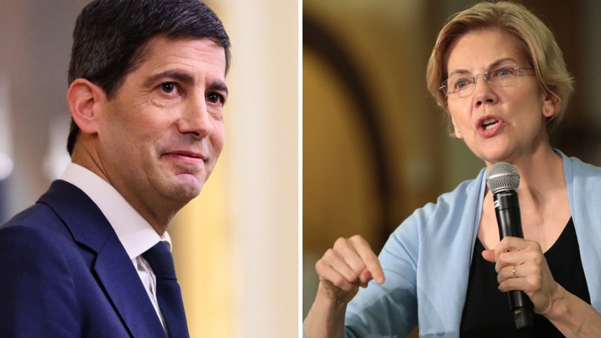One top fed official had dinner with Wall Street bankers following interest rate vote. Now Elizabeth Warren is pressing Fed Chair for investigation
