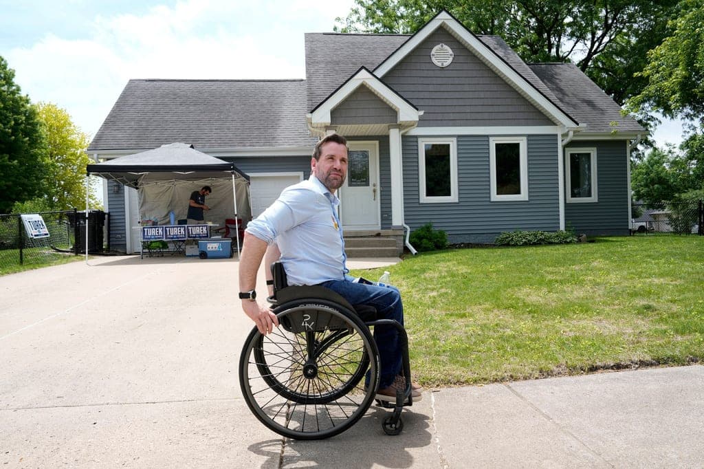 Paralympic athlete wins key Iowa Democratic Senate primary