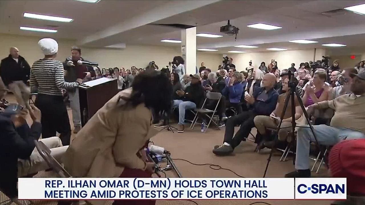 Ilhan Omar Brutally Mocked For Response When Asked About 'Staged' Skirmish