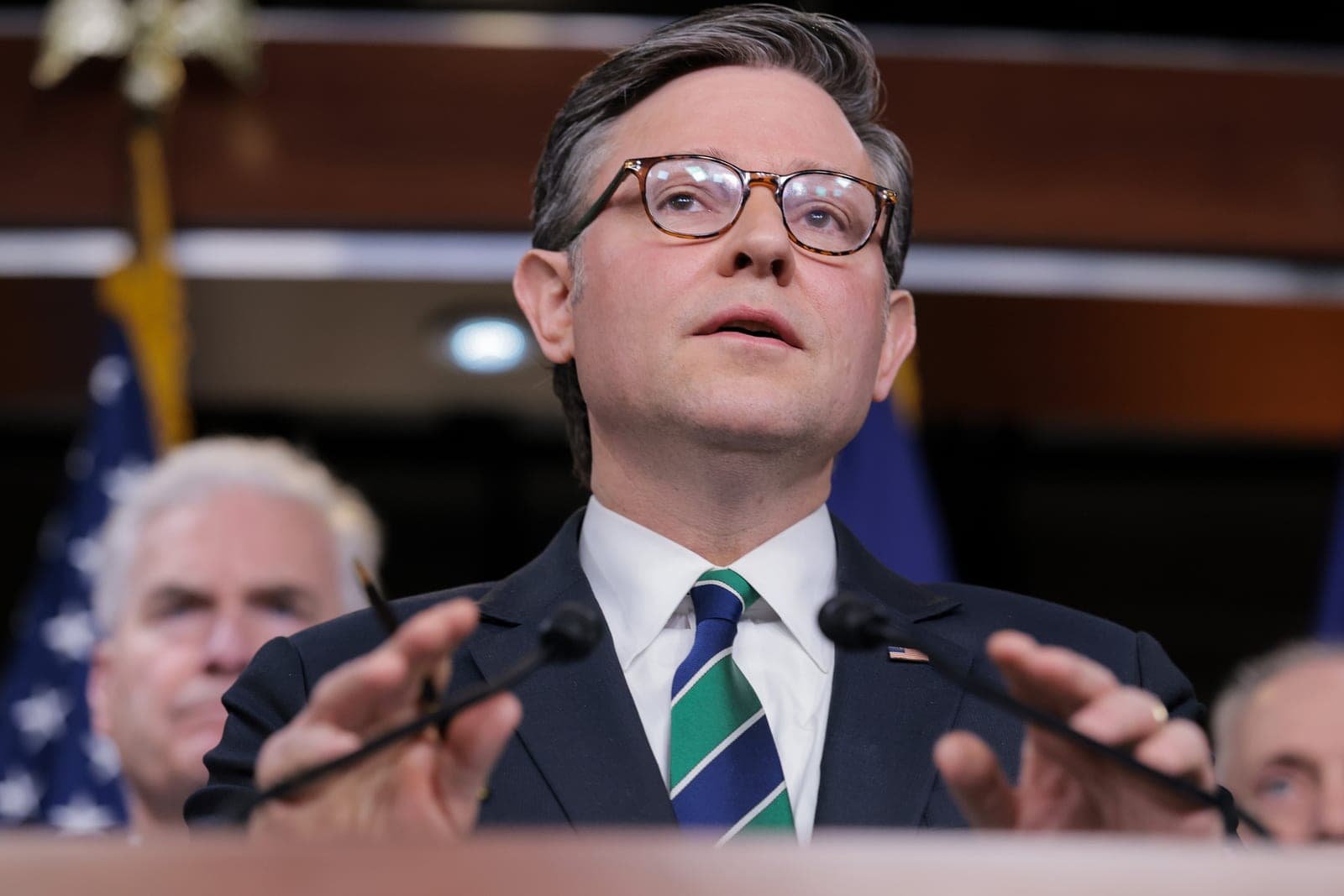House Speaker Mike Johnson calls for more spending for Iran