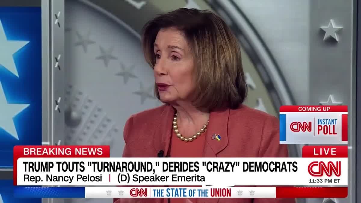 Nancy Pelosi Perfectly Sums Up Trump's SOTU In Just Three Words
