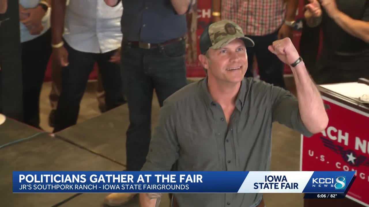 Pete Hegseth joins Zach Nunn at Iowa State Fair